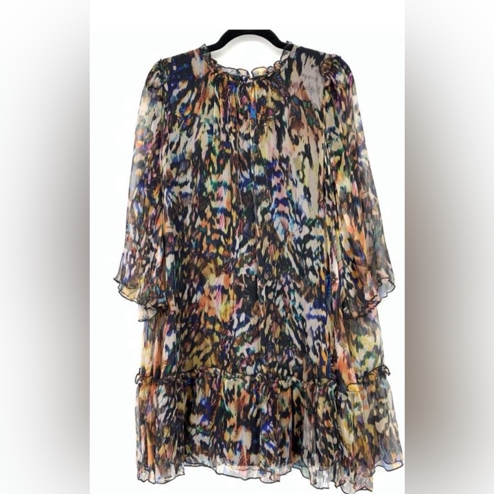 JOHNNY WAS JADE Elaine Silk Chiffon
Mini Dress Size S